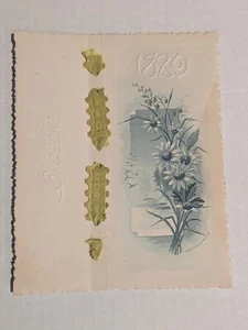 1889 IOWA Osceola High School Graduation Announcement - Picture 1 of 4