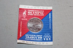 1996 U.S. Olympics General Mills Yachting Medal in Sleeve - Picture 1 of 4