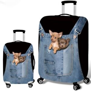 Cat Dog Trolley Suitcase Dust Cover 3D Suitcase Case Covers