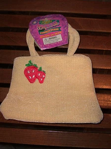 VINTAGE 90'S PRETTY PRINCESS GIRL FASHION PURSE BAG TOY YELLOW - Picture 1 of 2