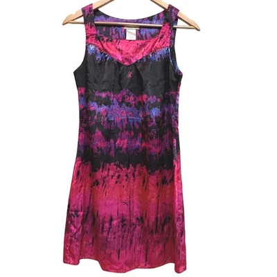 Baby Phat Dress Tie Dye Sleeveless Party Cocktail Dress S Y2K Logo - Image 1 of 4