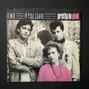 OMD ORCHESTAL MANOEUVRES IN THE DARK If You Leave Vinyl Record Picture Sleeve NM - Imagen 1 de 2