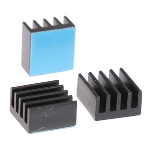 10pcs 8.8*8.8*5mm Aluminum Heatsink Radiator Cooler With Tape Appli BF√ _pu - Zdjęcie 1 z 10