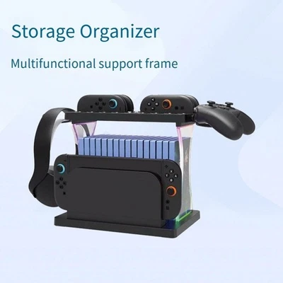 Base de rangement multifonction pour Nintendo Switch2 avec station de charge - Photo 1/4