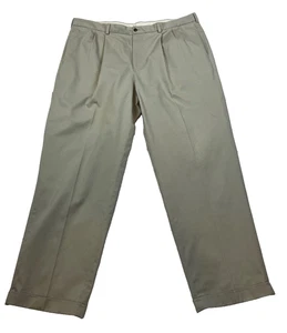 Brooks Brothers 346 Advantage Chino Elliot khaki plissierte Bündchenhose für Herren 44 x 34 - Bild 1 von 14