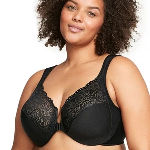 Glamorise Front-Close Wonderwire Bra - Picture 1 of 9