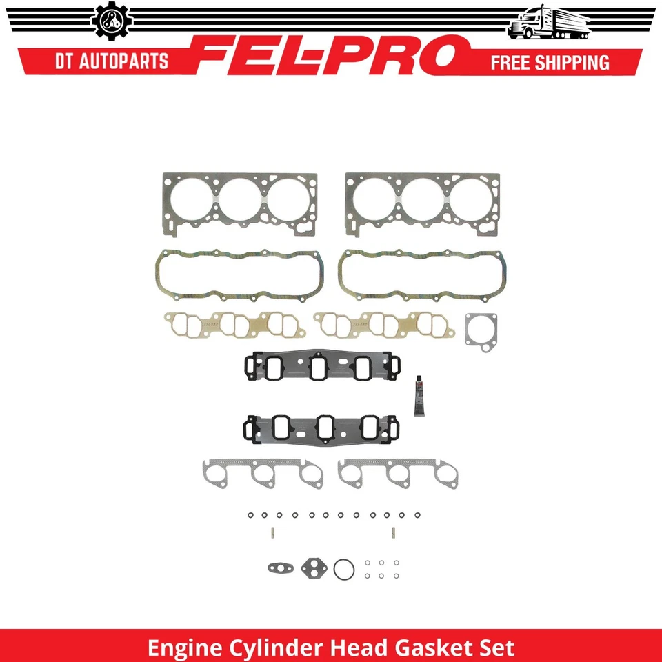 Juego de juntas de culata de motor V6 Fel-Pro 1991 para Ford Ranger 1990-1994 4,0 L Foto 1 de 1