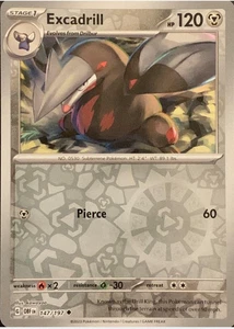 Excadrill 147/197 | Obsidian Flames | Uncommon Reverse Holo | NM Pokémon Card - Picture 1 of 1
