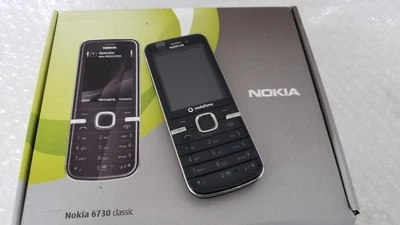Nokia 6730 Classic (VODAFONE) 3G Mobile Phone Black Rare - Image 1 of 3