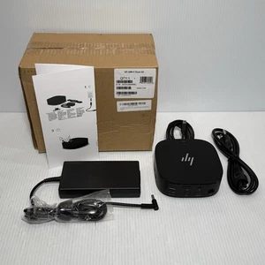 HP USB-C G5 Dock 8 in 1 Adapter USB-C and Thunderbolt Laptops 26D32AA#ABL - Picture 1 of 7