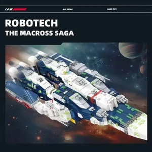 MOC Super Dimension Fortress Macross SDF 1  Ship 4682 Pieces birthday Xmas gift - Picture 1 of 6