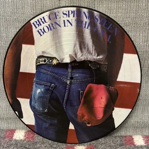 Bruce Springsteen Born In The U.S.A. ‘84 Limited Edition U.K. Vinyl Picture Disc - Picture 1 of 3
