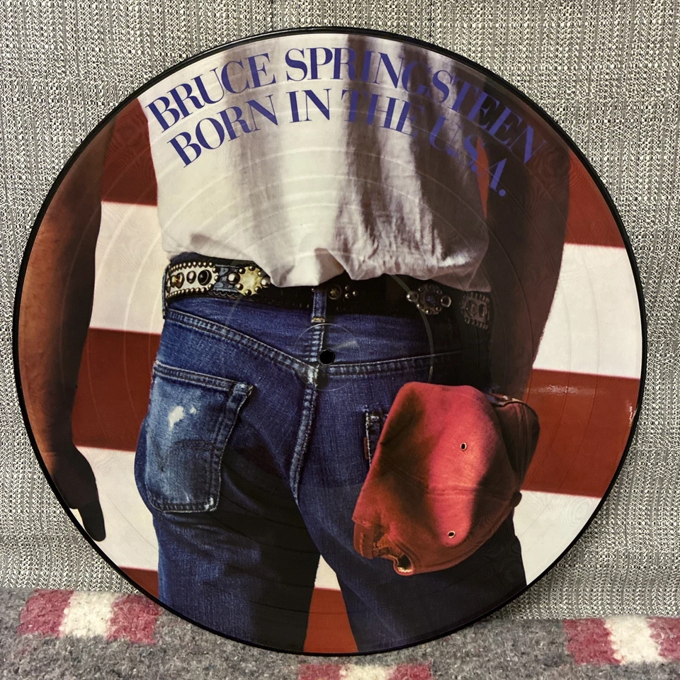 Bruce Springsteen Born In The U.S.A. ‘84 Limited Edition U.K. Vinyl Picture Disc - Image 1 of 3