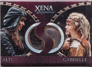 XENA : Dangerous Liaisons Costume Card DC9 ALTI / GABRIELLE - Picture 1 of 2