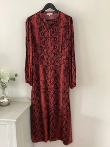 Gorgeous Ladies Somerset by Alice Temperley Dark Coral Animal Print Dress, UK - Picture 1 of 7
