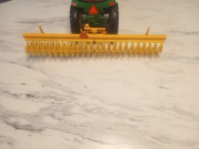 1/16 Scale Unbranded  Die Cast 3 Point Hitch  Rotary Hoe - Image 1 of 4