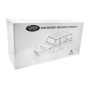 RC4WD Z-B0250 1980 T0Y0TA FJ55 Lexan Body For TF2 LWB 313mm/12.3 ***CLEAR*** - Picture 1 of 9