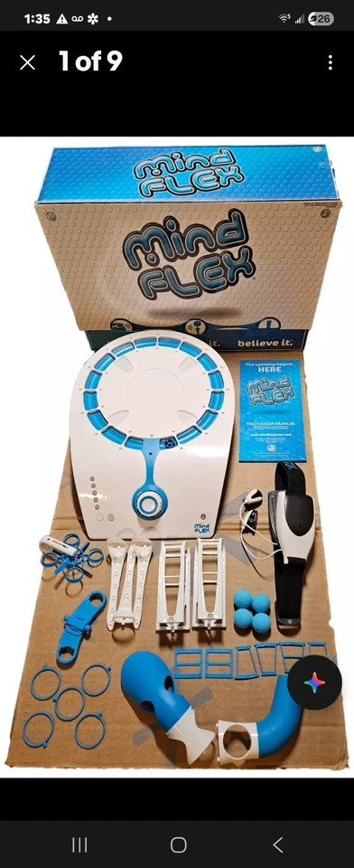 Juego Mindflex 2009 de Mattel completo/funciona excelente estado probado y funciona Foto 1 de 1