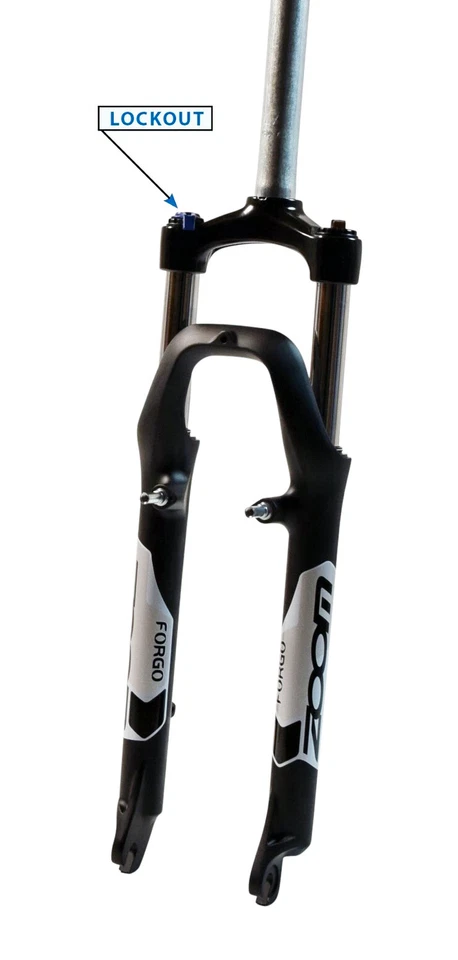 Zoom 565 AMS 29 Zoll Fahrrad Federgabel Lockout 1 1/8" Schaft Schwarz - Bild 1 von 1