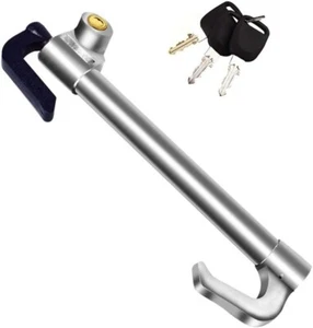 Steering Wheel Lock Car Anti-Theft Clutch Brake Pedal Lock with 3 Keys - Picture 1 of 12