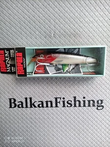 Rapala Magnum FMAG-9/ 9cm -13g / Color: BRH / Black Red Head / Vintage - Picture 1 of 6