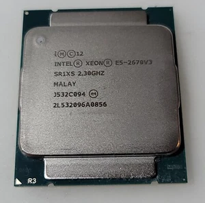 Intel Xeon E5-2670V3 SR1XS 2.30 Ghz 12 Core 30M LGA2011 CPU Processor - Picture 1 of 2