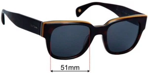 Lentes de repuesto para gafas de sol SFx para Paul Smith Eamont PM8246 - 51 mm de ancho - Imagen 1 de 26