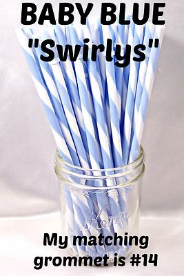 SWIRLY STRAWS, Clearance Sale, 9/32" X 7", 9", or 11", BPA Free - Image 1 of 4