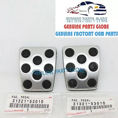 GENUINE OEM TOYOTA CAMRY CELICA IS250 IS300 MT BRAKE & CLUTCH PEDAL PAD SET OF 2 - Image 1 of 3