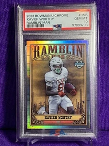 2023 Bowman University Chrome Xavier Worthy - Ramblin' Man #RM-5 Rookie (RC) - Bild 1 von 4