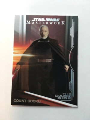 2019 Topps Star Wars Masterwork The Dark Side #DS-4 Count Dooku - Image 1 of 2