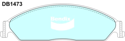 Brake Disc Pad Set Front Bendix DB1473 4WD For FORD FAIRLANE FALCON FAIRMONT TER Foto 1 de 2