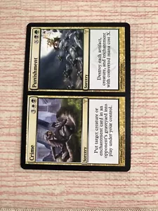 Crime and Punishment - Dissension - MTG - LP - Condition Shown In Many Pictures - Picture 1 of 21