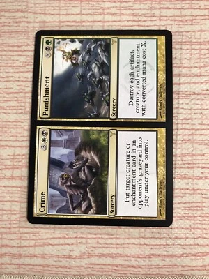 Crime and Punishment - Dissension - MTG - LP - Condition Shown In Many Pictures - Image 1 of 4