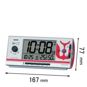 Ultraman Laute Radio Digitaluhr Seiko Time Creation Radiowecker CQ-165-S - Bild 1 von 4