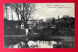 Cartolina Josefov Josefstadt presso Praga? 1918 Veduta dell'Elba ( 145048 - Foto 1 di 2