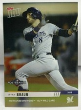 Ryan Braun 2019 Topps Now MLB Postseason #PS-108 - SP /119 - MILWUAKEE BREWERS