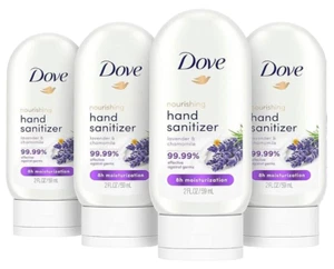 Lot Of 4 Dove Hand Sanitizer Nourishing Lavender & Chamomile 2oz - Picture 1 of 8