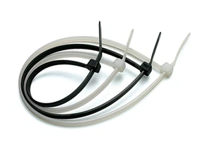 100 BLACK WHITE TIES 43 37 30 20 160 140 100 X 4.8 3.6 2.5 CABLE WIRING - Picture 1 of 1