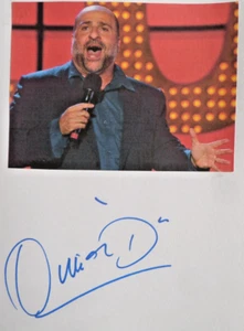 OMID DJALILI AUTOGRAPHED 8 X 6 ALBUM PAGE. - Picture 1 of 1