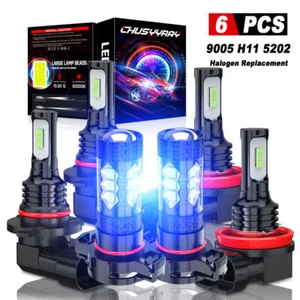 Faros LED altos bajos + bombillas antiniebla para GMC Sierra 1500 2500 HD 2007-2013 - Imagen 1 de 12