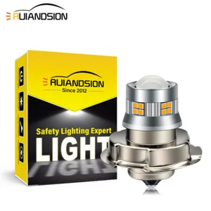 Ruiandsion P26S LED Bulb Motorcycle Headlight ATV Driving Lamp Yellow 6V/10-30V - Picture 1 of 11