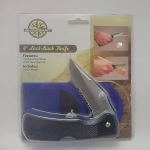 Guidesman vier Zoll Lock-Back Messer mit Scheide neu in Verpackung - Bild 1 von 2