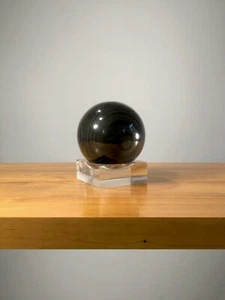 1970 BOULE RESINE FRACTALE SHABBY-CHIC PLEXIGLAS LUCITE Jansen Giraudon Cheverny - Picture 1 of 6