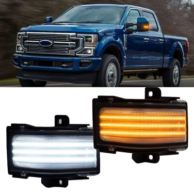 Последовательный светодиодный указатель поворота бокового зеркала дневной свет для Ford F-150 2015-2023 - Изображение 1 из 4