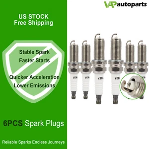 6x Iridium & Platinum Spark Plugs For 2007-2009 Hyundai Santa Fe 2.7L V6 - Picture 1 of 8