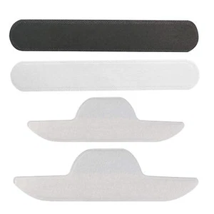 Hat Sweat Liner 10pcs Sweat Absorbent Hat Liner Stripes Adhesive Neck Liner Pads - Picture 1 of 16