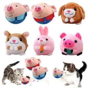 Electronic Pet Dog Toys Music Vibration Bouncing Ball Bite Puppy Ball Active - Picture 1 of 30