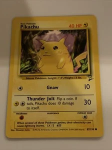 Pikachu 87/130 Common Pokemon Base Set 2 - Picture 1 of 5