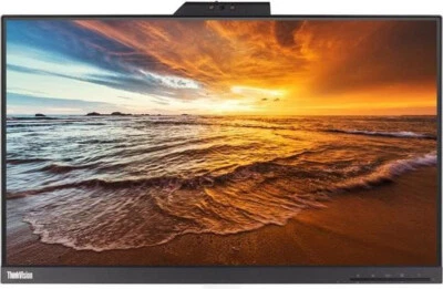 Lenovo ThinkVision T24V-10 23,8-Zoll Monitor IPS FHD 1920x1080 DP HDMI Webcam - Bild 1 von 4